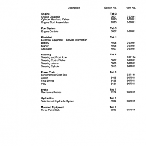 Case 380 Tractor Service Manual