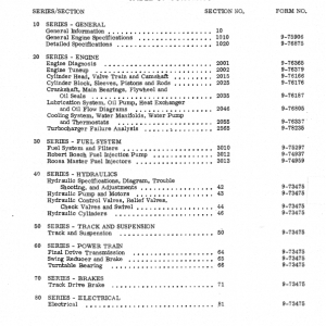 Case 980 Excavator Service Manual