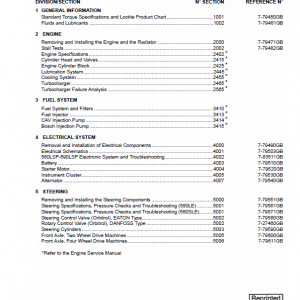 Case 580LE, 580SLE, 580LSP, 590SLE, 590LSP Loader Backhoe Service Manual