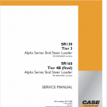 Case SR130, SR160 SkidSteer Service Manual - Image 2