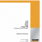 Case 21F, 121F, 221F, 321F Wheel Loader Service Manual - Image 2