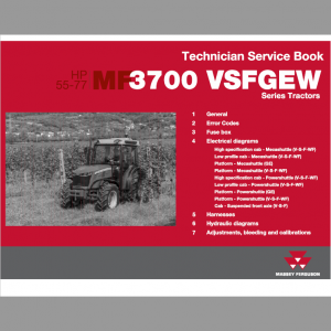 Massey Ferguson 3707, 3708, 3709, 3710 Tractor Manual - Image 2