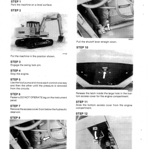 Case 888 Excavator Service Manual - Image 4