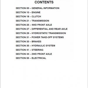 Case D25, D29, D33 Tractor Service Manual