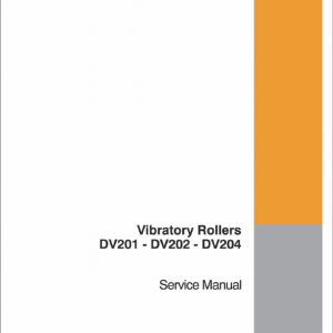 Case DV201, DV202, DV204 Vibratory Rollers Service Manual