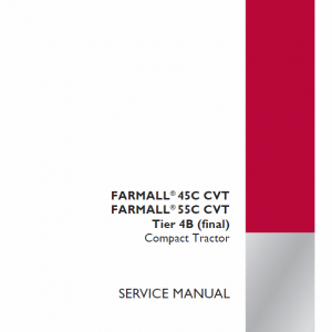 Case Farmall 45C, 55C Tractor Service Manual