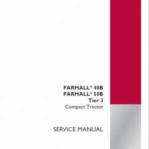 Case Farmall 40B, 50B Tractor Service Manual