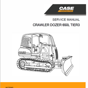 Case 650L Crawler Dozer Service Manual