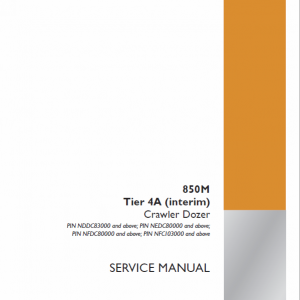 Case 850M Crawler Dozer Service Manual