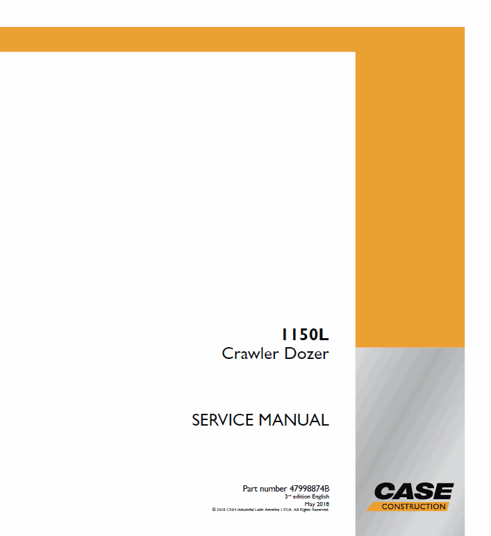 Case 1150L Crawler Dozer Service Manual