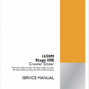 Case 1650M Crawler Dozer Service Manual - Image 8