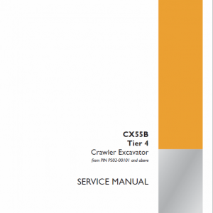 Case CX55B Mini Excavator Service Manual