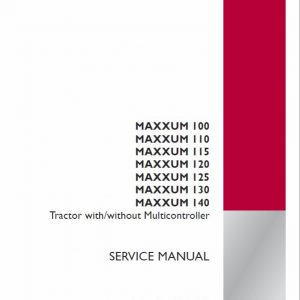 Case MXU100, MXU110, MXU115 Maxxum Tractor Service Manual