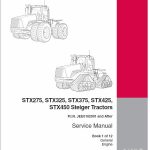Case STX275, STX325, STX375, STX425, STX450, STX500 Steiger Tractor Service Manual