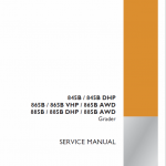 Case 885B, 885B DHP, 885 VHP, 885 AWD Grader Service Manual - Image 2