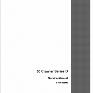 Drott Case 50 Crawler Excavator Series D Service Manual