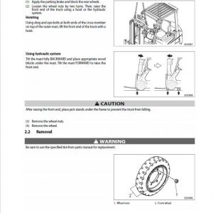 CAT C4000, C5000, C5500, C6000, C6500 Lift Truck Service Manual - Image 4