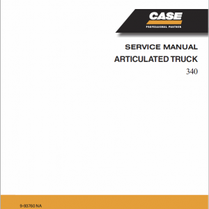 Case 340 Articulated Truck Service Manual