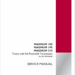 Case 180, 190, 200, 210, 225, 220, 240 Magnum Tractor Service Manual - Image 2