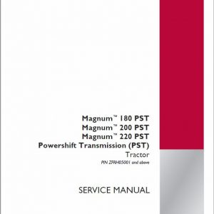 Case 180, 190, 200, 210, 225, 220, 240 Magnum Tractor Service Manual - Image 7