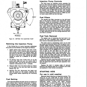 Case David Brown 770, 780, 880, 990, 1200 Implematic Tractor Service Manual - Image 3