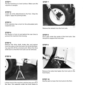 Case W4 Loader and Forklift Service Manual - Image 4