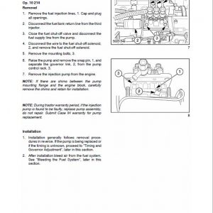 Case DX23, DX26 Tractor Service Manual - Image 4