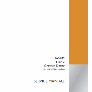 Case 1650M Crawler Dozer Service Manual - Image 3