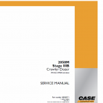 Case 2050M Crawler Dozer Service Manual - Image 2