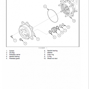 Case 770 EX Magnum Backhoe Loader Service Manual - Image 4