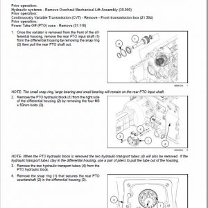 Case Farmall 40B CVT, 45B CVT, 50B CVT Tractor Service Manual - Image 5