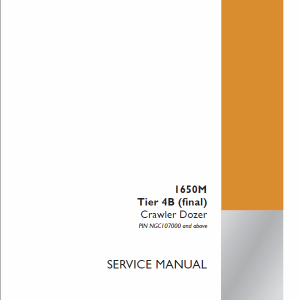 Case 1650M Crawler Dozer Service Manual - Image 4