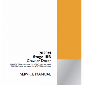 Case 2050M Crawler Dozer Service Manual - Image 3