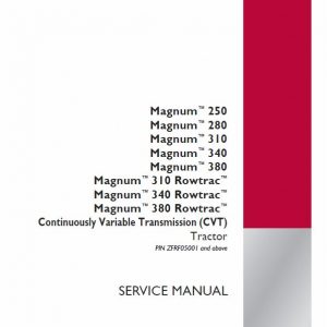 Case 250, 280, 310, 340, 380 Magnum Tractor Service Manual - Image 5