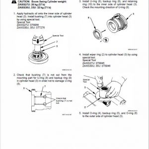 Hitachi Zaxis 27U, 30U, 35U Excavator Service Repair Manual - Image 5