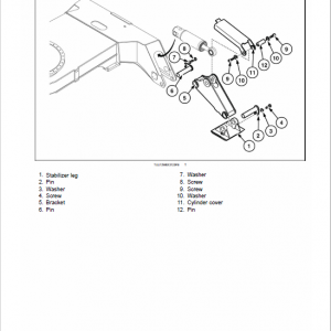 Case WX218 Wheeled Excavator Service Manual - Image 5