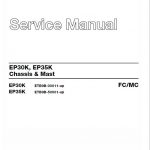 CAT EP20K, EP25K, EP30K, EP35K Forklift Lift Truck Service Manual - Image 2