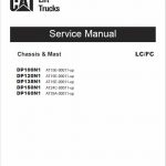 CAT DP100N1, DP120N1, DP135N1, DP150N1, DP160N1 Forklift Service Manual