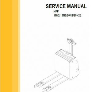 CAT NPP16N2, NPP18N2, NPP20N2, NPP20N2E Stacker Service Manual