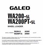 Komatsu WA200-5H, WA200PT-5L, WA200-5L, WA200-5 Loader Service Manual - Image 2