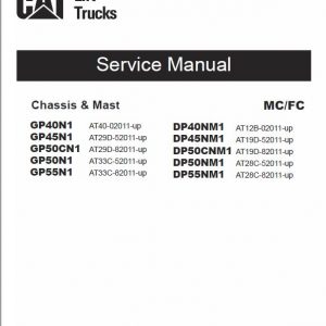 CAT GP40N1, GP45N1, GP50CN1, GP50N1, GP55N1 Lift Truck Service Manual