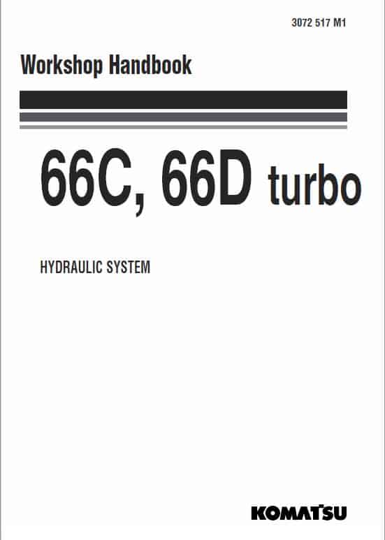 Komatsu 66C, 66D Turbo Wheel Loader Service Manual