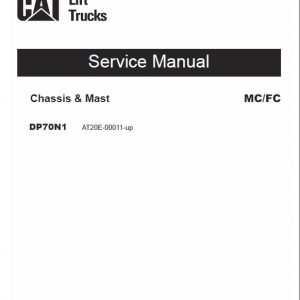 CAT DP70N1 Forklift Lift Truck Service Manual