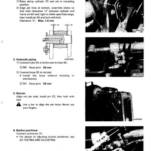 Komatsu WA180-1 Wheel Loader Service Manual - Image 3