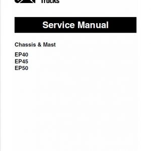 CAT EP40, EP45, EP50 Forklift Lift Truck Service Manual