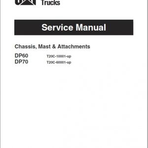 CAT DP60, DP70 Forklift Lift Truck Service Manual