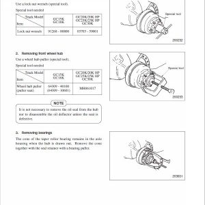 CAT GC15K, GC18K, GC20K, GC20K HP Forklift Lift Truck Service Manual - Image 5