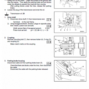 Komatsu WA180-3, WA180L-3 Wheel Loader Service Manual - Image 4