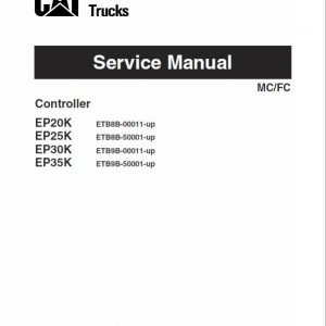 CAT EP20K, EP25K, EP30K, EP35K Forklift Lift Truck Service Manual - Image 3