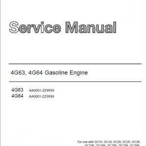 CAT GP15, GP18, GP20, GP25, GP30, GP35 Forklift Lift Truck Service Manual - Image 4